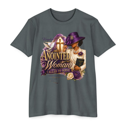 Anointed Woman T-Shirt — "Called to Serve" Christian Faith Tee