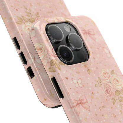 Grace Faith Phone Case | Christian floral iPhone Case