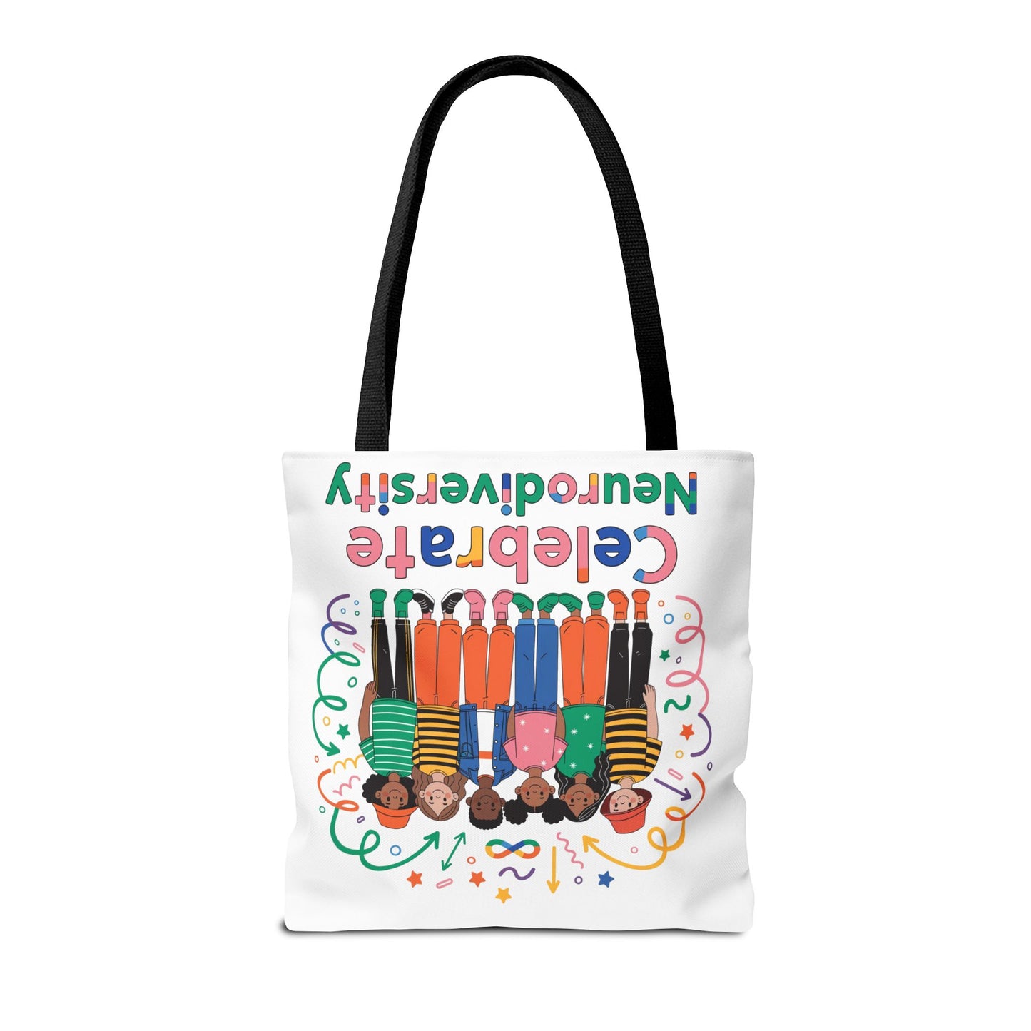 Celebrate Neurodiversity Tote Bag — Inclusive Pride Reusable Shopper