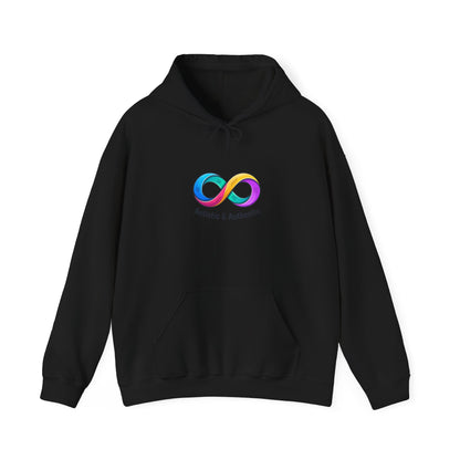 Autistic & Authentic Hoodie | neurodiversity, autistic pride