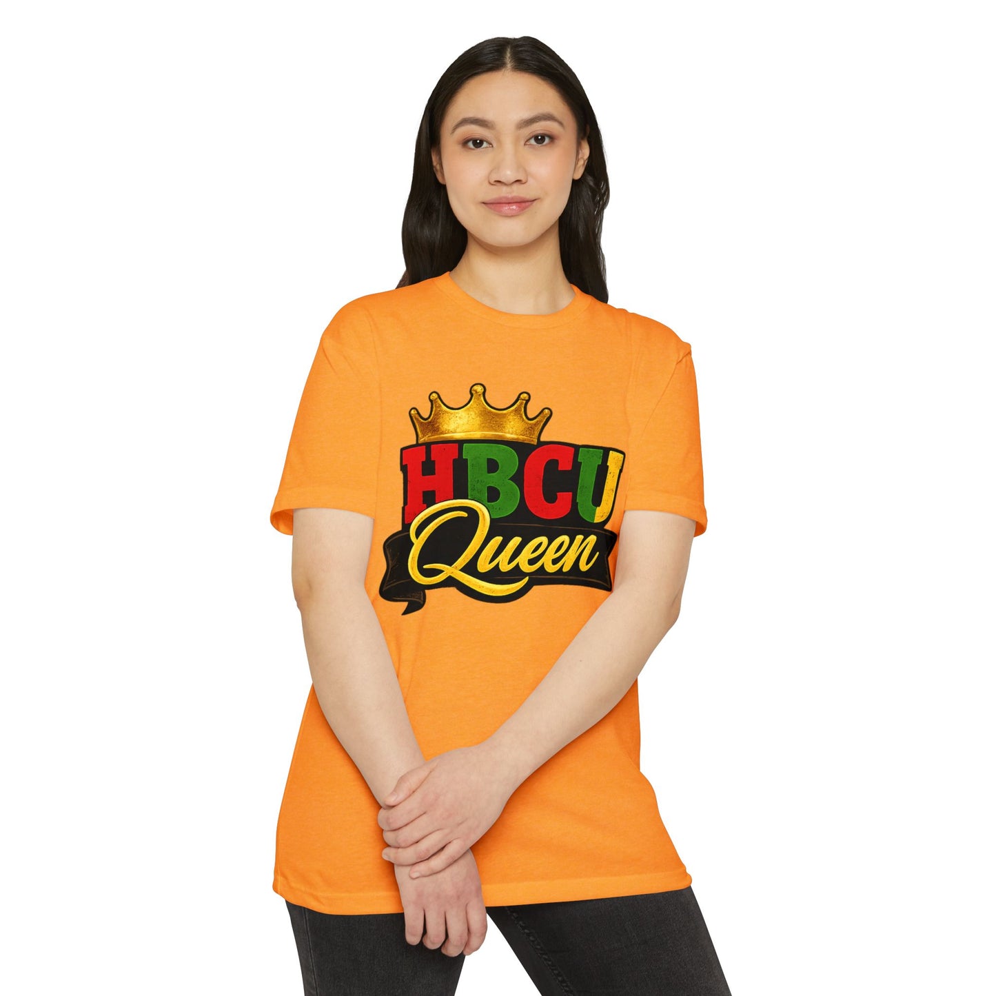 HBCU Queen T-Shirt — Retro Crown Black History Tee for College Pride