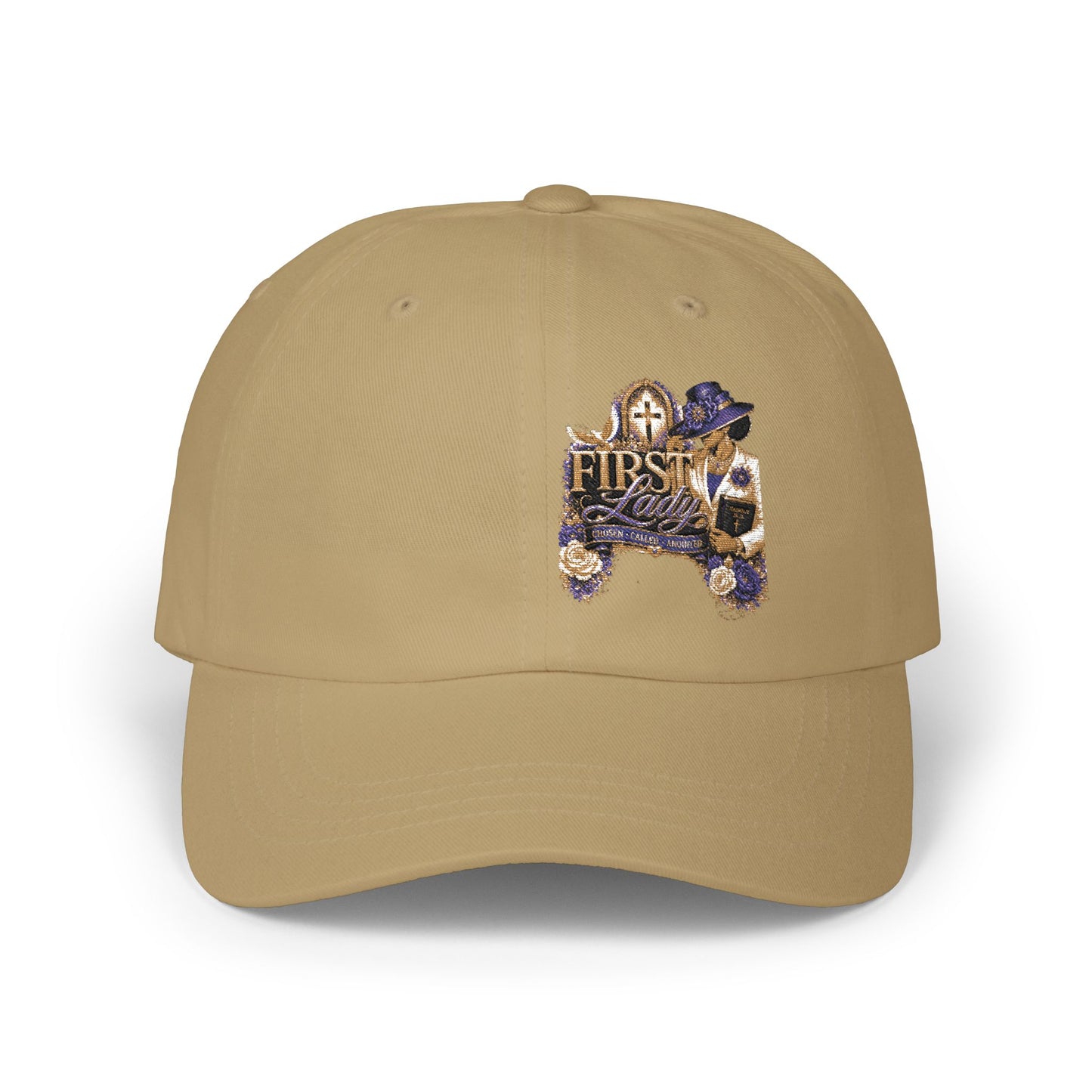 Dad Cap — 'Best Dressed' Floral Embroidered Baseball Hat