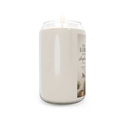 The Lord Is My Shepherd Soy Candle — 13.75oz Scented Jar (Psalm 23:1)