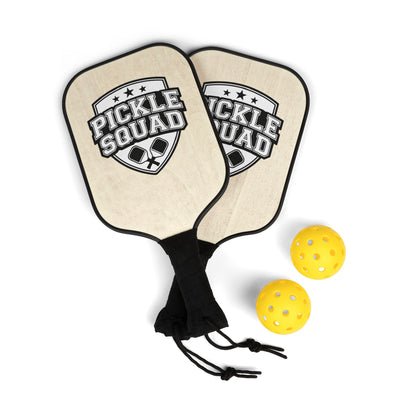 Pickle Squad Pickleball Paddles & Balls Set — 2-Pack Beginner Kit