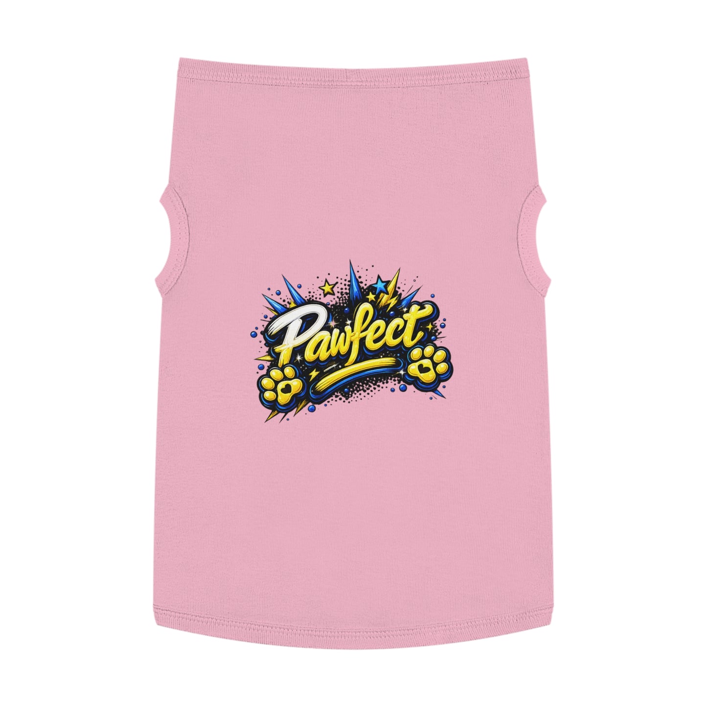 Pawfect Pet Tank Top — Cute Paw Print Dog & Cat Shirt