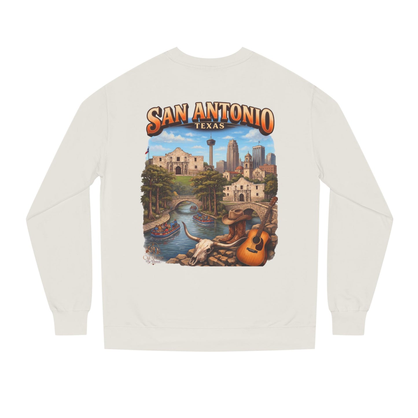 San Antonio Riverwalk Sweatshirt — Texas Travel Scenic Crewneck