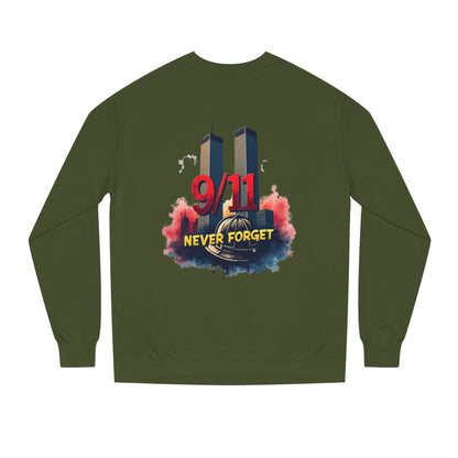 9/11 Never Forget Sweatshirt — Twin Towers Memorial Crewneck