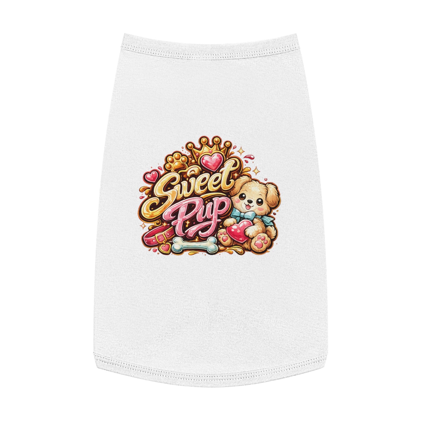 Sweet Pup Dog Tank Top — Cute Puppy Graphic Pet Tee