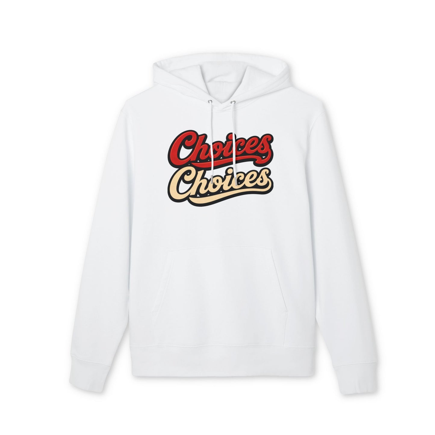 Choices Retro Hoodie — Vintage Script Pullover