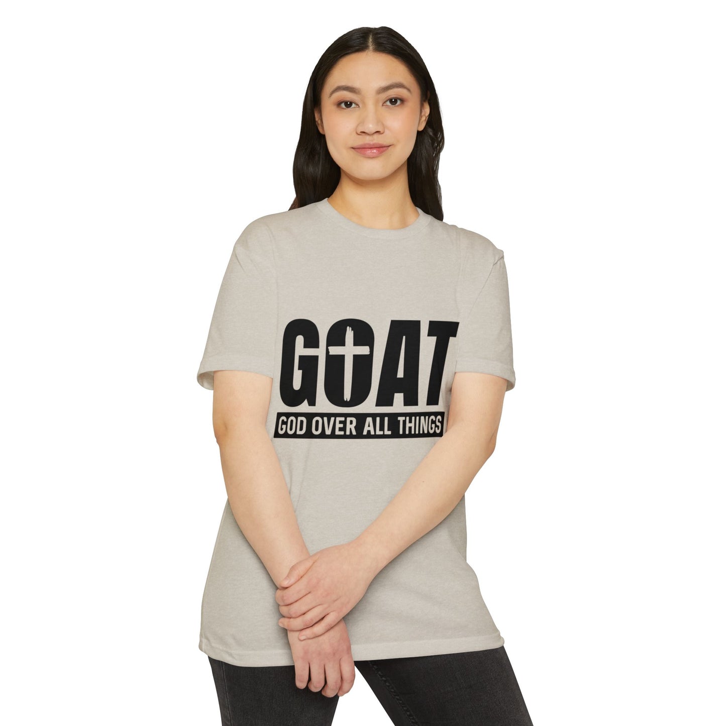 GOAT 'God Over All Things' T-Shirt - Christian Faith Tee