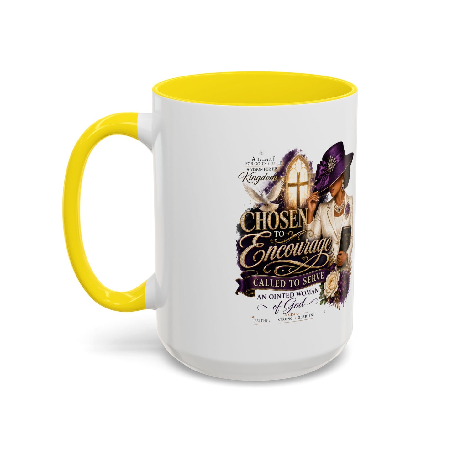 Chosen to Encourage Coffee Mug — Christian Woman Faith Gift (11/15oz)