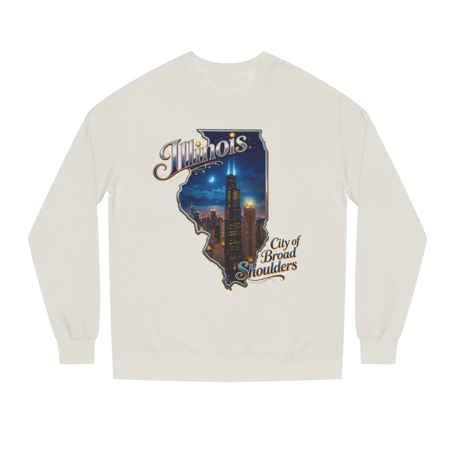 Illinois Skyline Sweatshirt – "City of Broad Shoulders" Crewneck