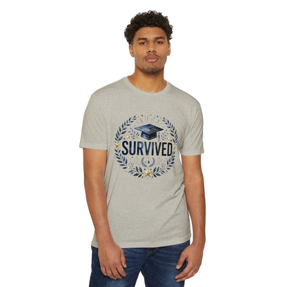 Survived Graduation Cap T-Shirt