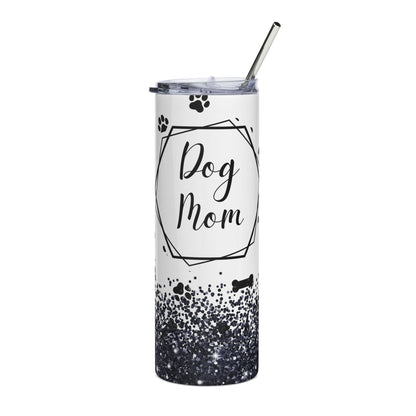 Dog Mom 20oz Stainless Steel Tumbler – Paw Print Travel Cup