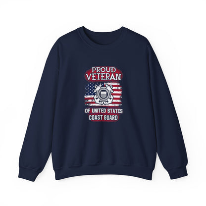 Proud Veteran of United States Coast Guard Sweatshirt