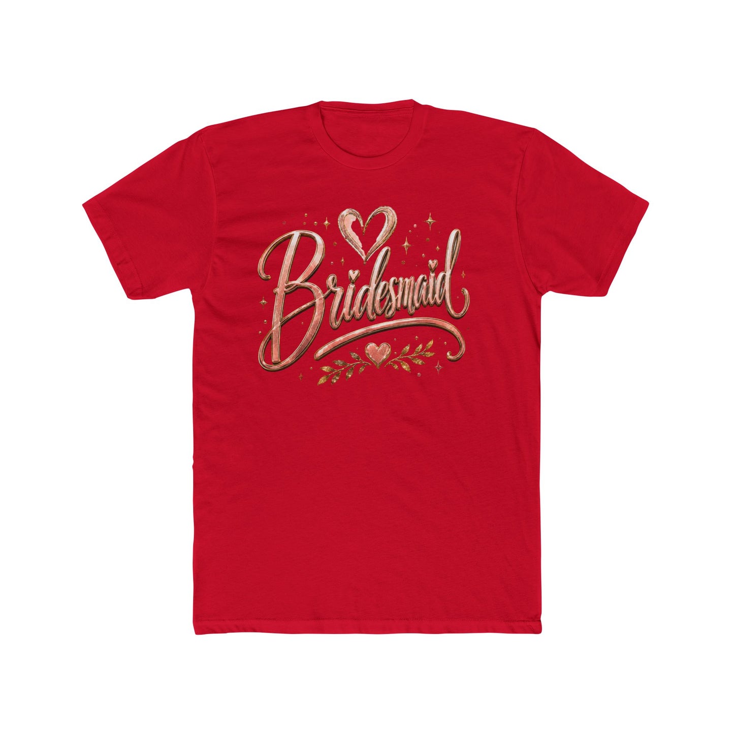 Bridesmaid Rose Gold Script T-Shirt