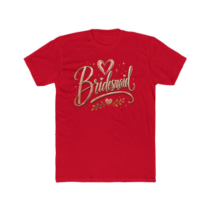 Bridesmaid Rose Gold Script T-Shirt