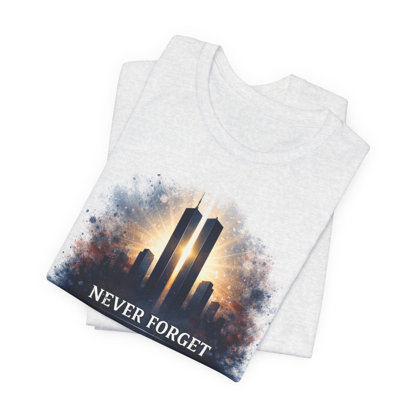 9/11 Never Forget Tee — World Trade Center Memorial Shirt