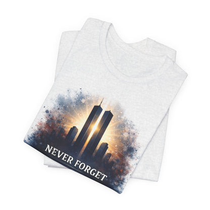 9/11 Never Forget Tee — World Trade Center Memorial Shirt