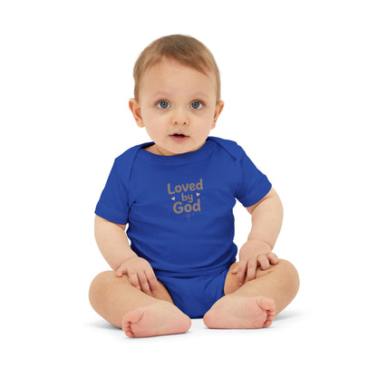 Loved by God Infant Onesie – Baby Bodysuit with Faith Message
