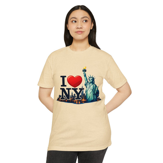 I  NY Statue of Liberty T-Shirt — New York City Souvenir Tee
