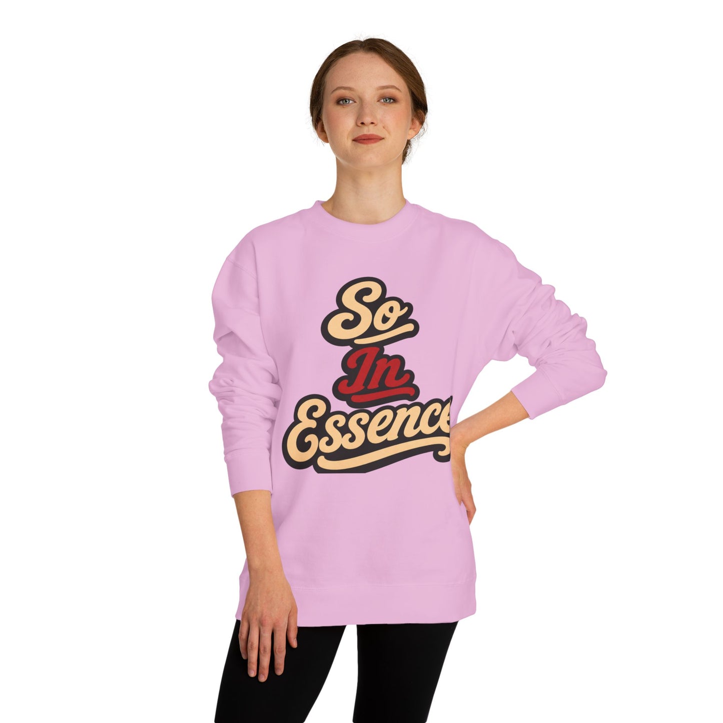So In Essence Sweatshirt — Retro Script Graphic Crewneck