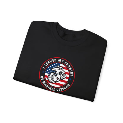 I Served My Country US Marines Veteran Sweatshirt