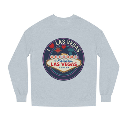 Las Vegas Welcome Sign Sweatshirt – Retro "I  Las Vegas" Crewneck