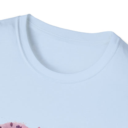 Mother's Day Floral T-Shirt — "Mother's Day I Love You" Heart Bouquet