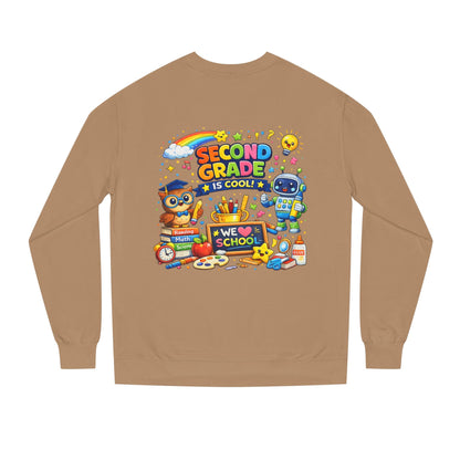 Second Grade Is Cool Sweatshirt – Cute School Kids Crewneck