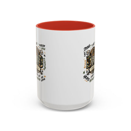 Dad King Lion Coffee Mug — 'Dad: The King' Accent 11/15oz Gift
