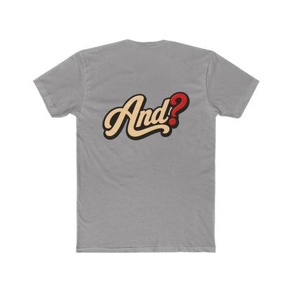 And? Graphic Tee — Retro Script Question Mark Shirt
