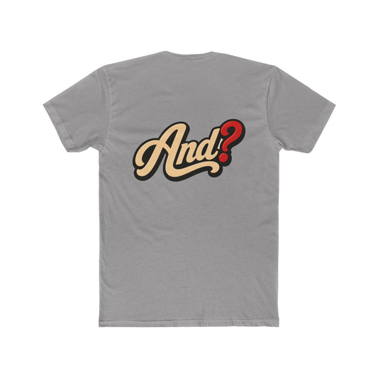 And? Graphic Tee — Retro Script Question Mark Shirt