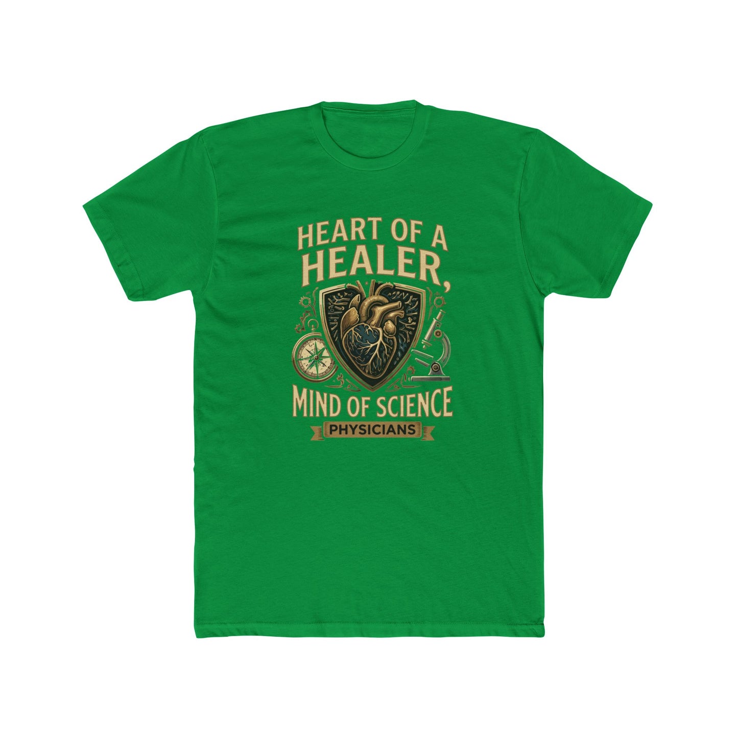 Physician T-Shirt — "Heart of a Healer, Mind of Science" Medical Tee