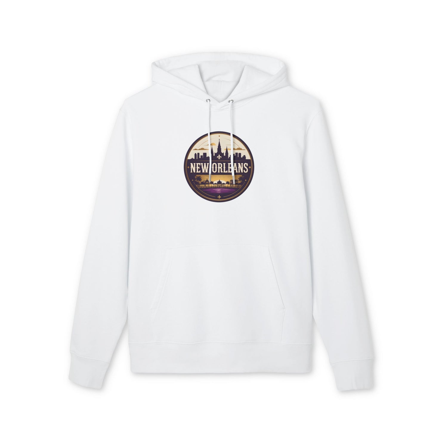 New Orleans Skyline Hoodie — Vintage Crescent City Travel Pullover