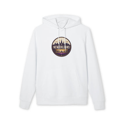 New Orleans Skyline Hoodie — Vintage Crescent City Travel Pullover