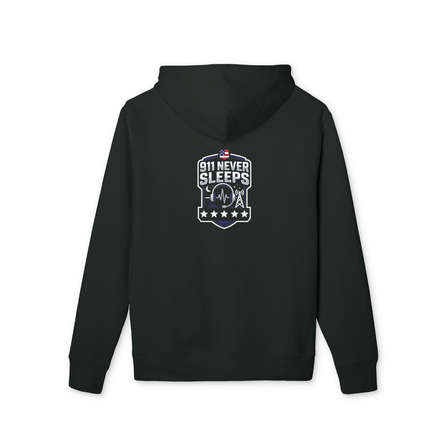 911 Never Sleeps Hoodie – First Responder Tribute Pullover