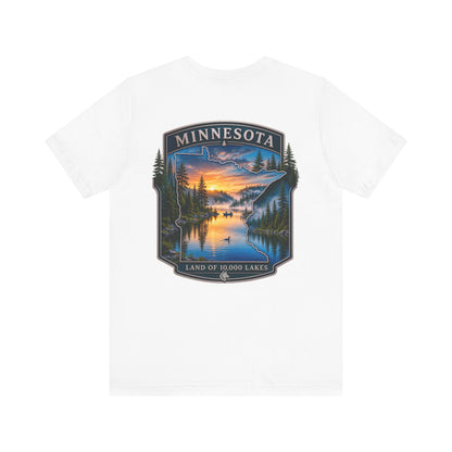 Minnesota Lakes Sunset T‑Shirt