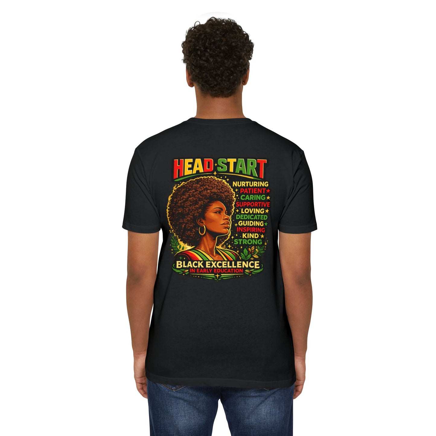 Head Start Black Excellence T-Shirt — Afrocentric Inspirational Graphic Tee