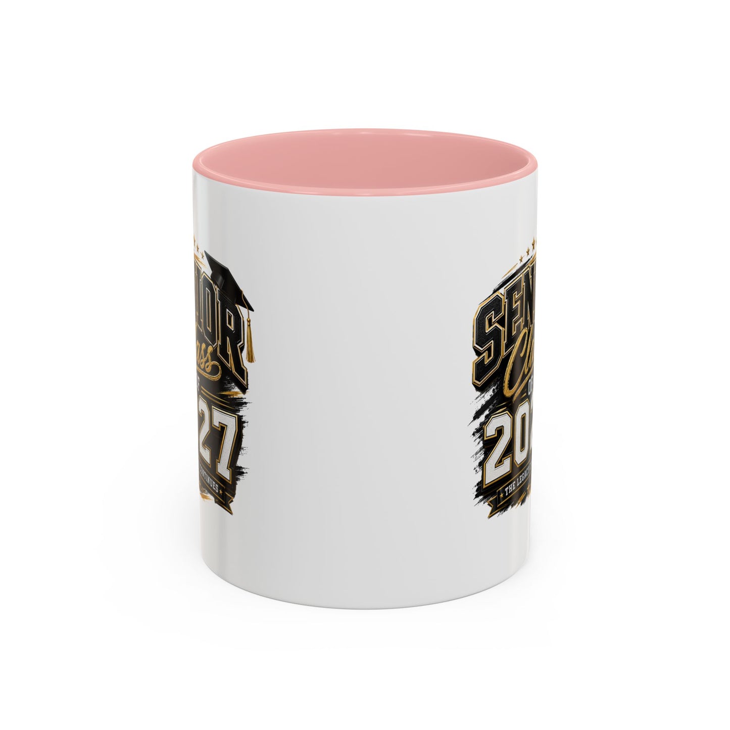 Senior Class of 2027 Accent Coffee Mug — Graduation Gift