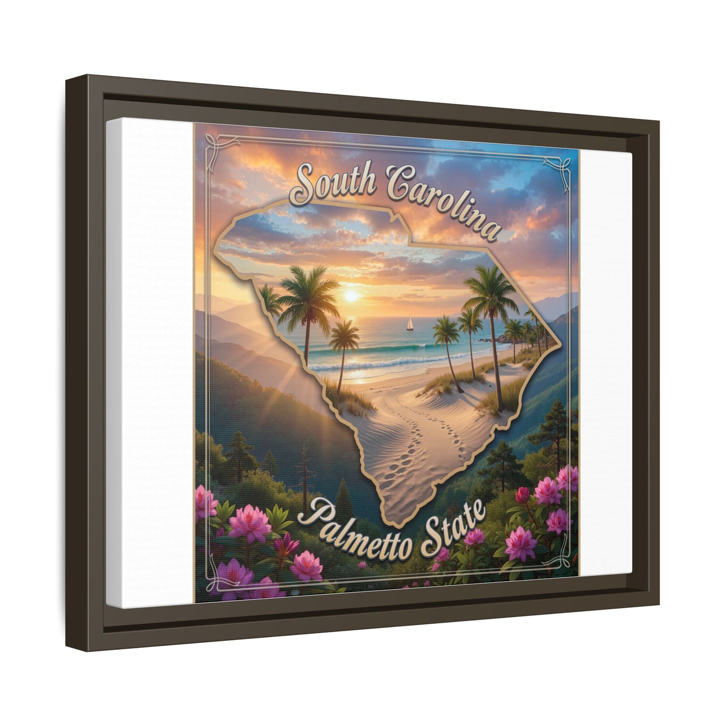 Matte Canvas, Framed (Multi-color)