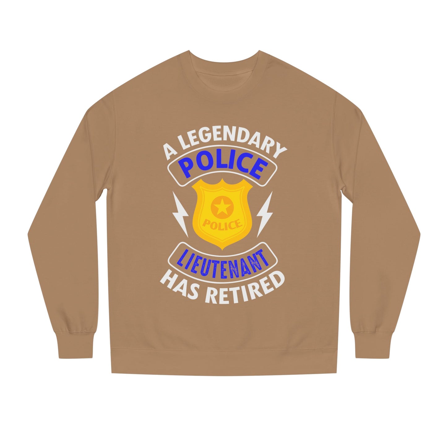 Retired Police Lieutenant Sweatshirt — Legendary Badge Crewneck