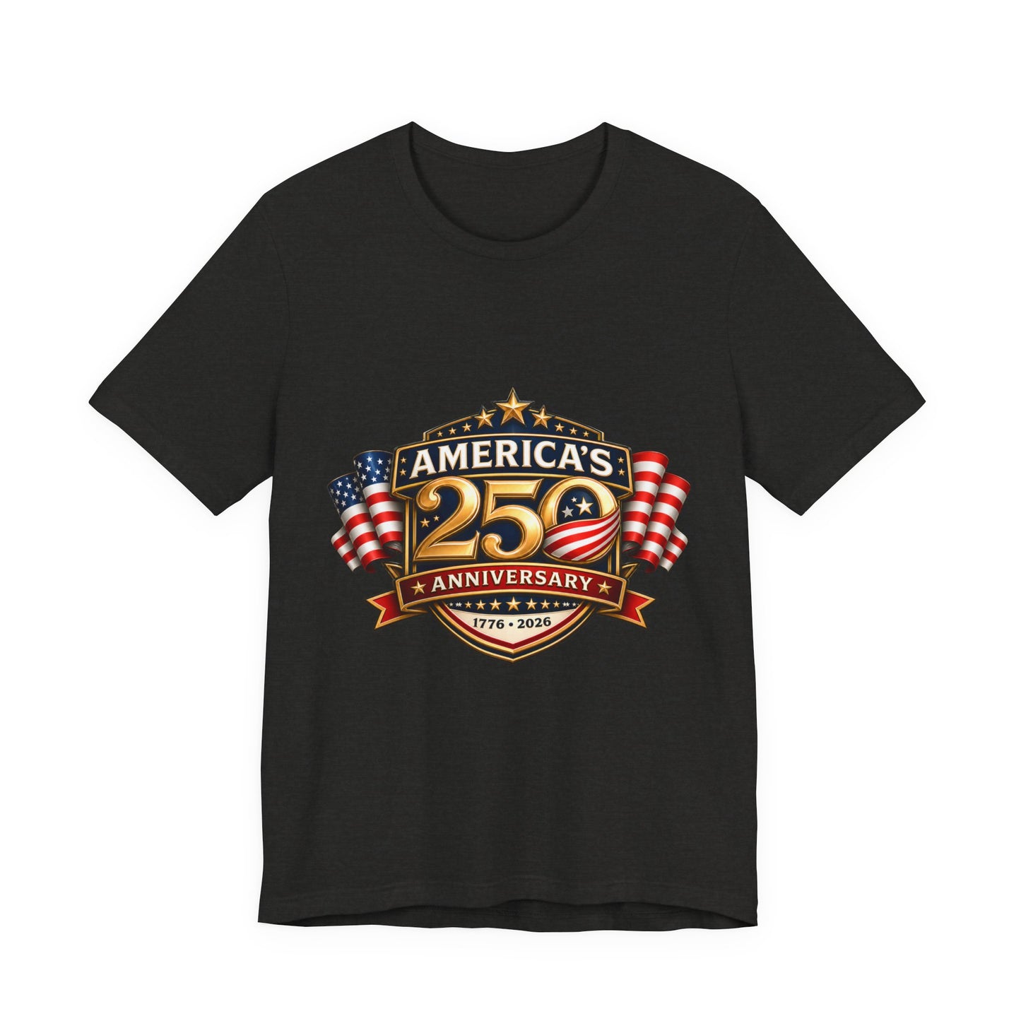 America's 250th Anniversary T-Shirt – 1776–2026 Patriotic USA Flag Tee