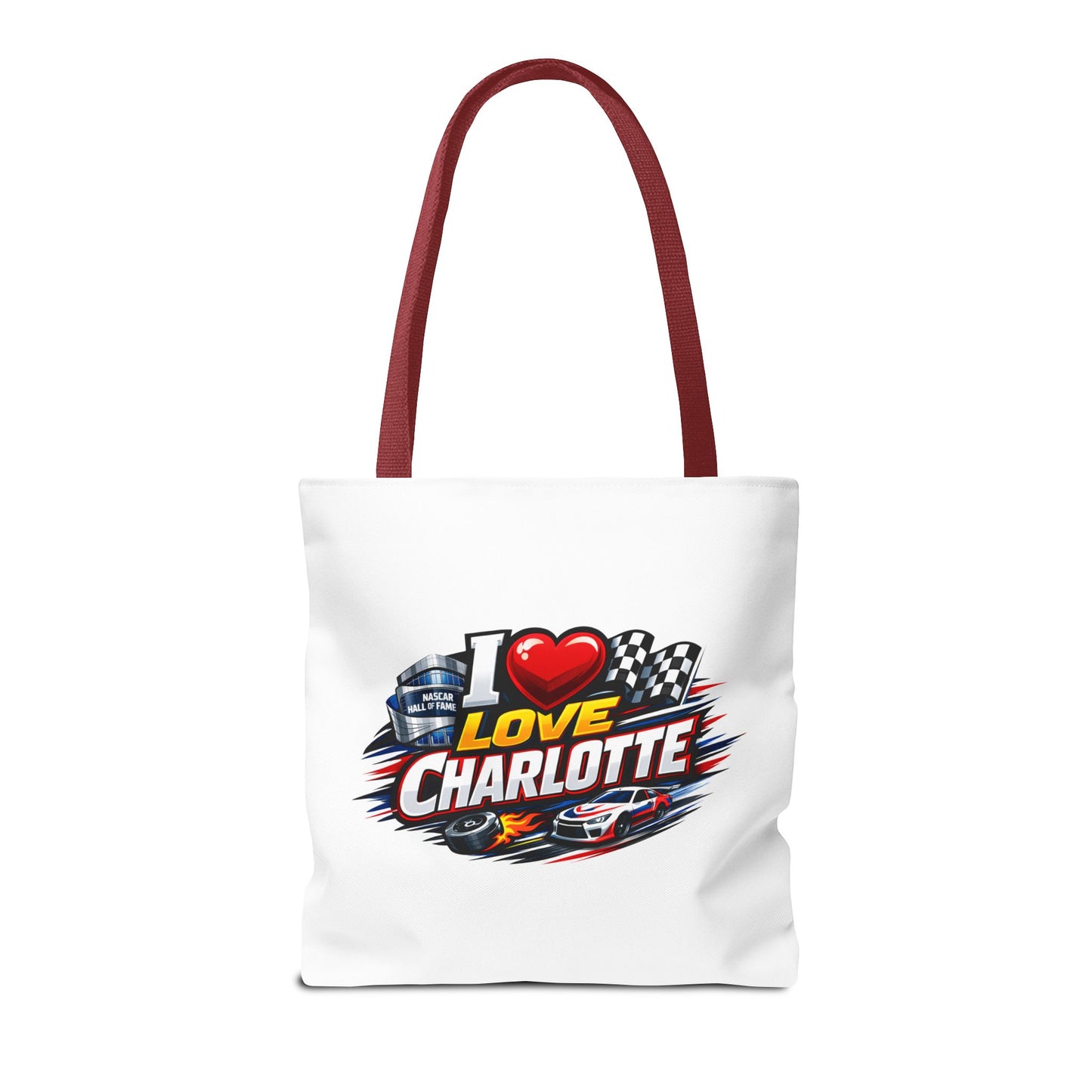 I Love Charlotte Racing Tote Bag