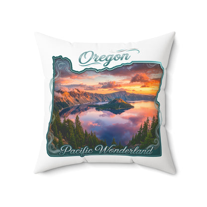 Spun Polyester Square Pillow