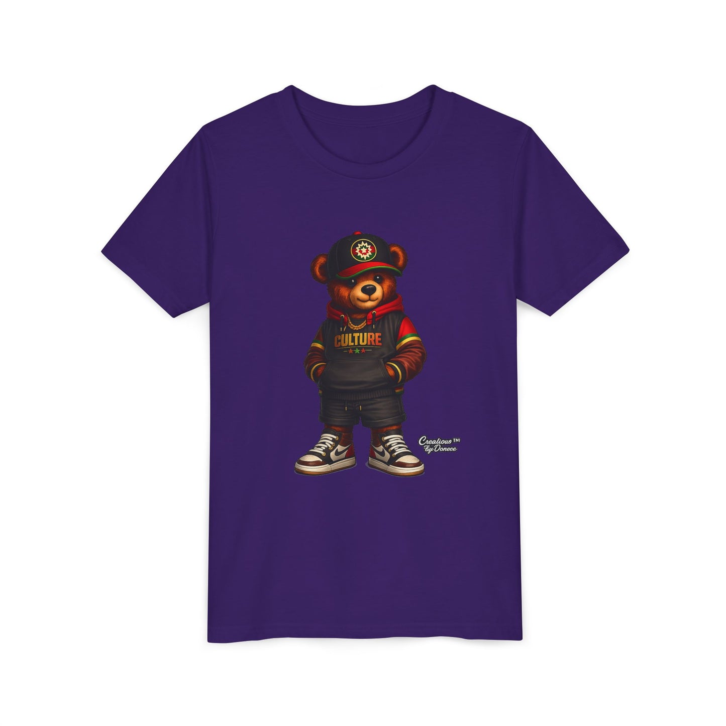 Youth Tee — Urban Bear "Culture" Graphic