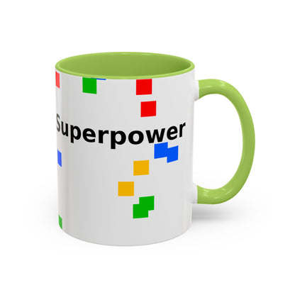 Coffee Mug — Teacher Is My Superpower Accent Ceramic Mug