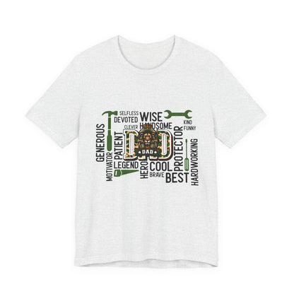 Best Dad Toolbox Word Cloud T-Shirt