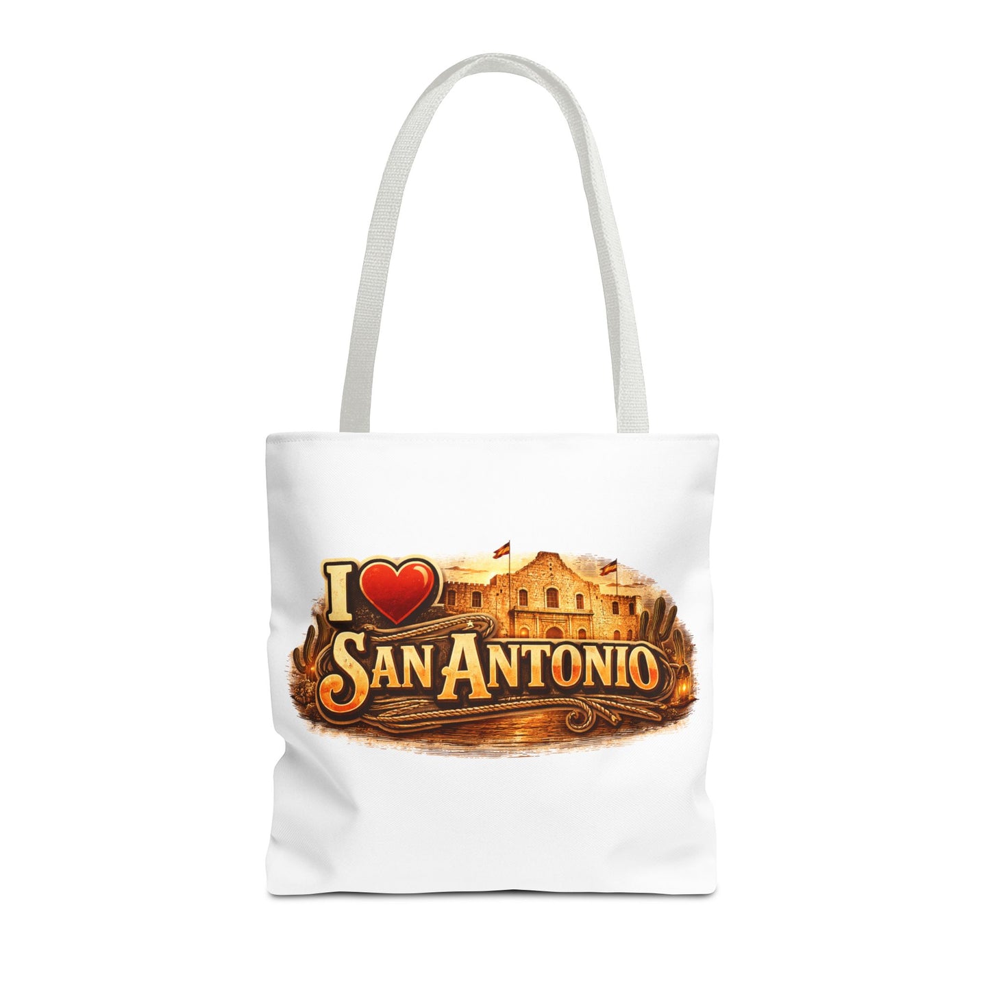 I  San Antonio Tote Bag — Alamo Vintage Souvenir Tote