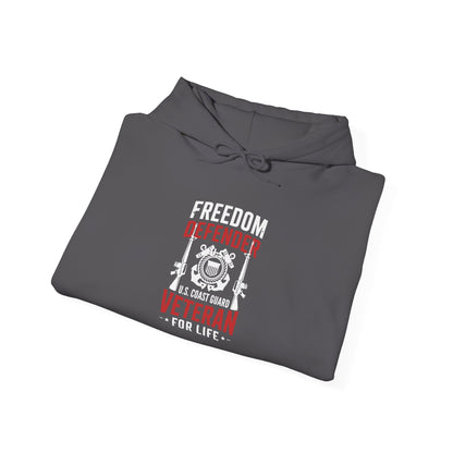 Freedom Defender U.S. Coast Guard Veteran  Hoodie